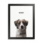 Modern Pet Potraits - Frame print - One Pet