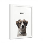 Modern Pet Potraits - Frame print - One Pet