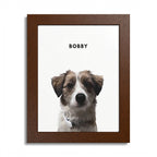 Modern Pet Potraits - Frame print - One Pet