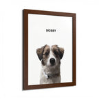 Modern Pet Potraits - Frame print - One Pet