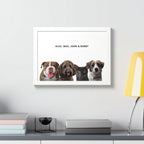 Modern Pet Portraits - Digital File Only - Four Pet
