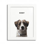 Modern Pet Potraits - Frame print - One Pet
