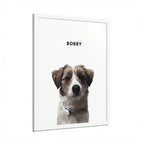 Modern Pet Potraits - Frame print - One Pet