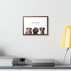 Modern Pet Portrait - Frame Print - Three Pet