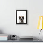 Modern Pet Potraits - Frame print - One Pet