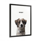 Modern Pet Potraits - Frame print - One Pet