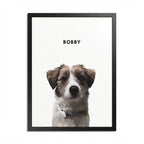 Modern Pet Potraits - Frame print - One Pet