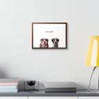 Modern Pet Portrait - Frame Print - Two Pet