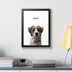 Modern Pet Potraits - Frame print - One Pet