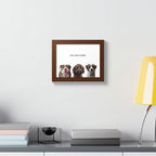 Modern Pet Portrait - Frame Print - Three Pet