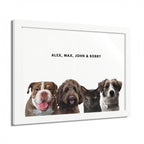 Modern Pet Portraits - Digital File Only - Four Pet