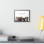 Modern Pet Portrait - Frame Print - Four Pet