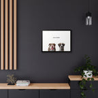 Modern Pet Portrait - Frame Print - Two Pet