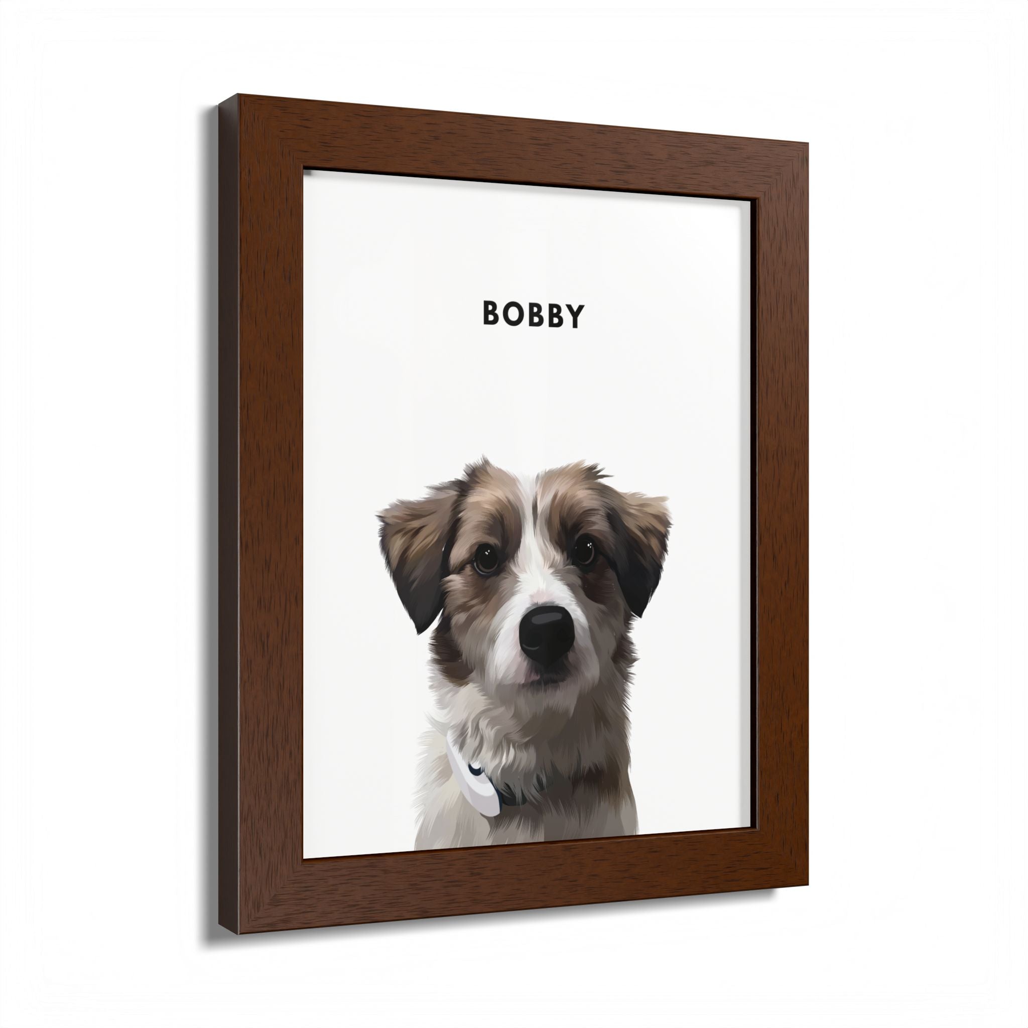 Modern Pet Potraits - Frame print - One Pet