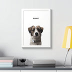 Modern Pet Potraits - Frame print - One Pet