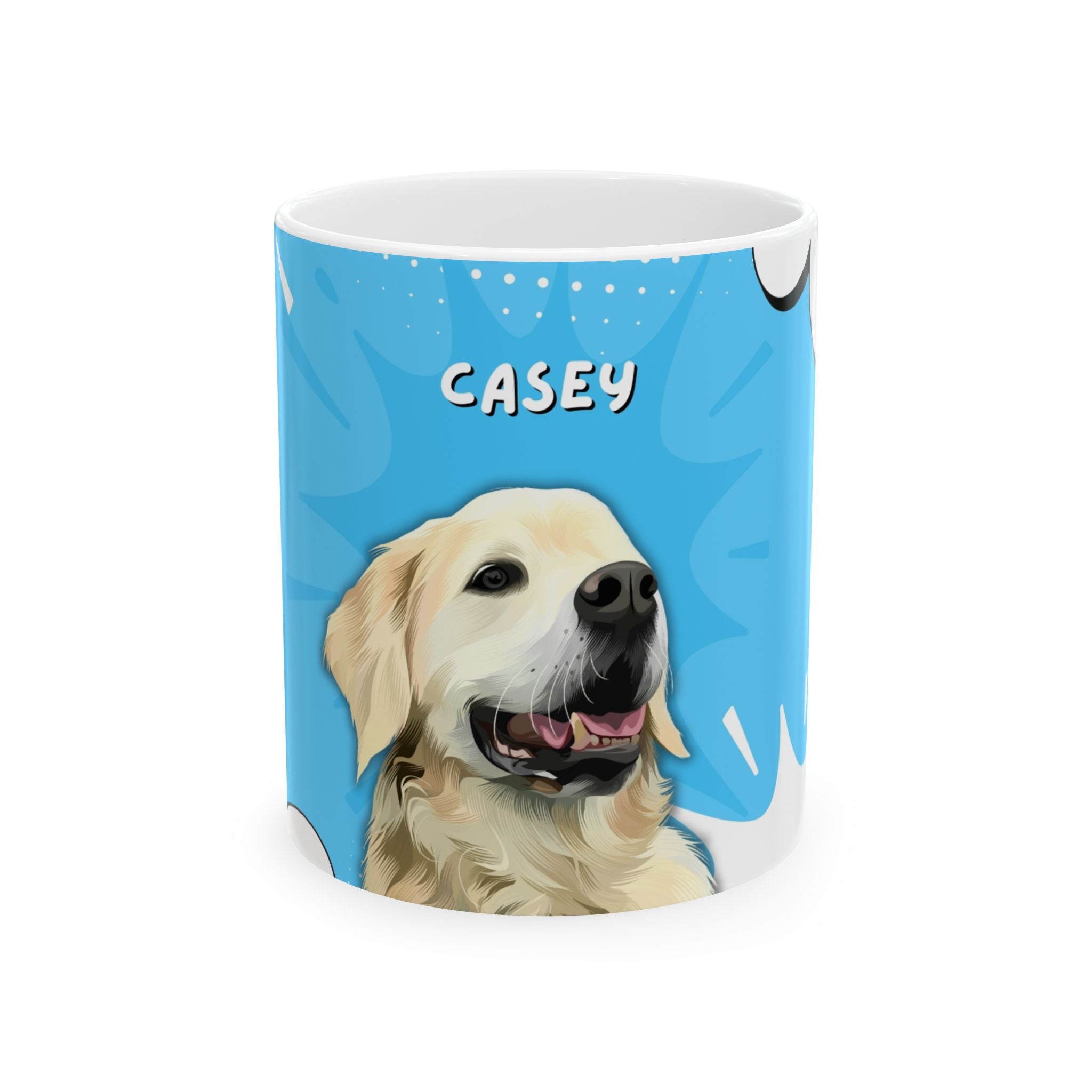 Custom pet print - Mug Print custom Background